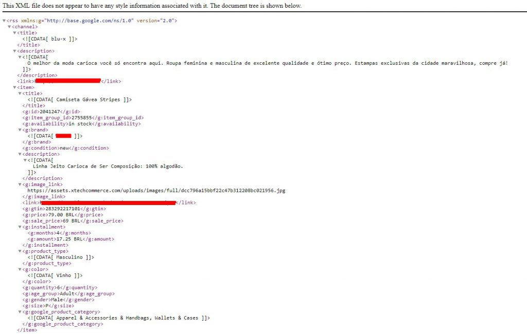Exemplo de um HTML