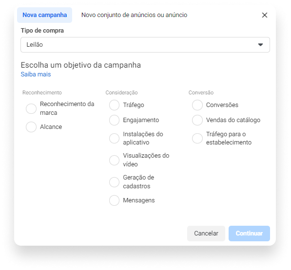 Quero veicular anúncio para uma cidade específica, como era feito