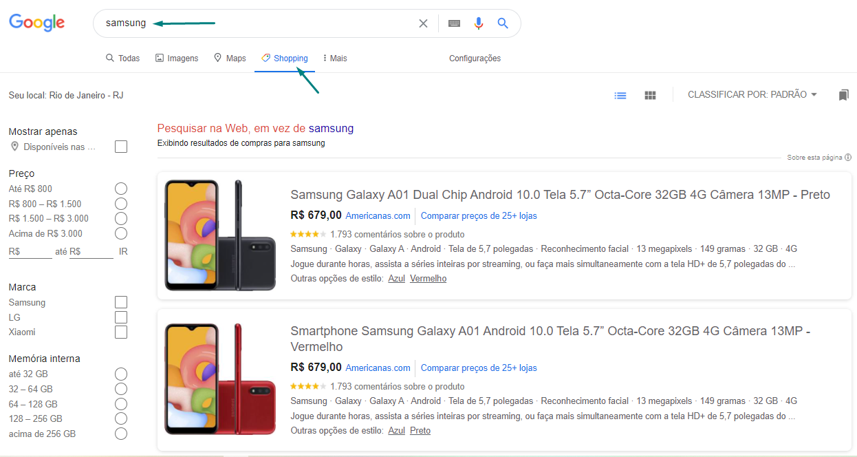 9 tipos de campanhas do Google Ads: exemplo de anúncio de uma campanha de rede de Display do Google.