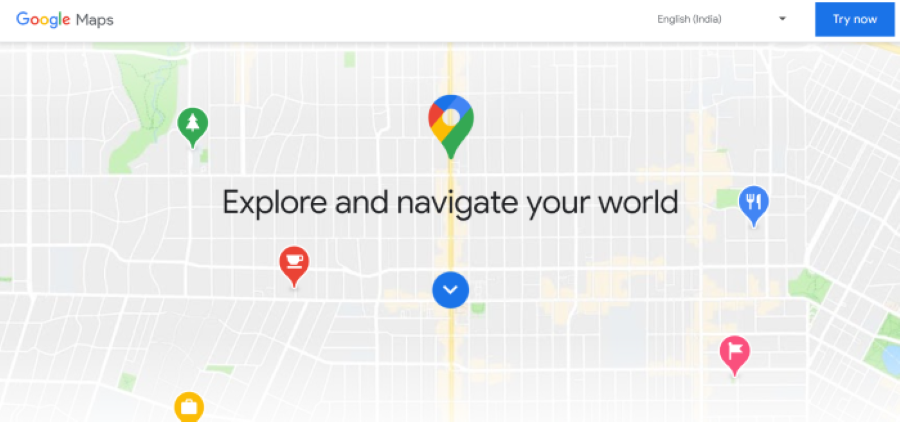 Examples of Artificial Intelligence: image Google Maps